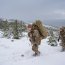 Destacamento de Infantería de Marina N°4 Cochrane realiza entrenamiento de clima frío en Monte Tarn
