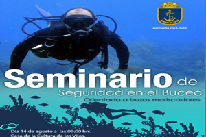 Gobernación Marítima de Coquimbo realizó seminario de buceo seguro