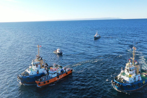 Coordinación de Capitanía de Puerto de Punta Arenas permitió el rescate de 8 tripulantes