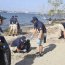 Casi 1 kilo y medio de basura por persona recolectó la dotación de la Esmeralda en Bali