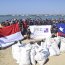 Casi 1 kilo y medio de basura por persona recolectó la dotación de la Esmeralda en Bali