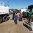 Dotación de la Base Naval Talcahuano colabora en la distribución de agua a los habitantes de Chiguayante
