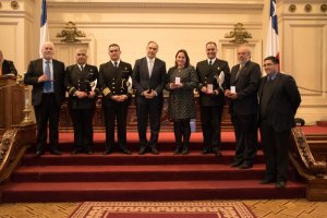 Senado realizó acto de homenaje a personas e instituciones destacadas en la crisis del Canal Beagle en 1978