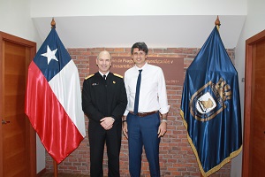 Ministro de Ciencia visitó la Dirección de Programas, Investigación y Desarrollo de la Armada