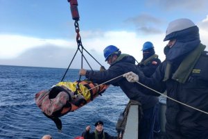 Tercera Zona Naval apoyó rescate de naufragio en Islas Wollaston