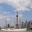 5 horas navegó por el rio “Huang Pu” la “Esmeralda” en su llegada a Shangai