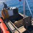 En Melinka Armada y Sernapesca incautaron 1.150 kilos de recurso erizo.