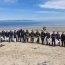 Capitanía de Puerto de Lirquén y la Alcaldía de Mar de Tomé también fueron parte de la limpieza de playas.