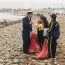 Limpieza de playas se efectuó con éxito en Arica y Antofagasta.