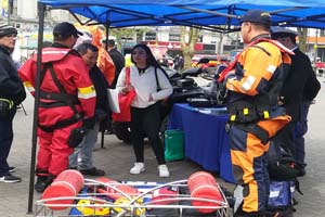 Guarnición Naval de Talcahuano estuvo presente en la V versión de la exposición protección civil y emergencias