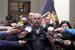 El Contraalmirante Juan Andrés De la Maza señaló que se continuará resguardando la seguridad en la Región. El Contraalmirante Juan Andrés De la Maza señaló que se continuará resguardando la seguridad en la Región.