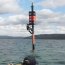 Autoridad Marítima de Castro hizo mantención de señalización marítima en Chiloé