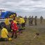  Marinos realizan curso contra el combate de incendio junto a Conaf en Punta Arenas  