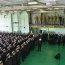 Almirante Julio Leiva se reunió con dotaciones de la Armada que participan en la rebusca del Hércules C-130 de la Fach