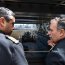 Almirante Julio Leiva se reunió con dotaciones de la Armada que participan en la rebusca del Hércules C-130 de la Fach