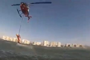 Primer rescate de la temporada estival en el litoral central