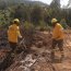  Armada despliega partidas forestales para colaborar en la contención del incendio forestal que afecta a la comuna de Santa Juana.  