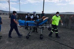 Autoridad Marítima de Ancud apoyó evacuación médica de tripulante chino Autoridad Marítima de Ancud apoyó evacuación médica de tripulante chino