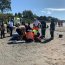Capitanía de Puerto de Ancud apoyó rescate a bañista temerario en playa Lechagua