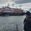 Personal Naval realizó evacuación médica de pasajera desde crucero Roald Amunsen