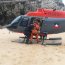Helicóptero naval rescató a mujer atrapada en una cueva en Algarrobo