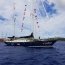 Capitanía de Puerto de Rapa Nui dio la bienvenida a Paula Espejo y la eXXpedition.