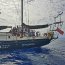 Capitanía de Puerto de Rapa Nui dio la bienvenida a Paula Espejo y la eXXpedition.