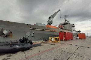 Transporte "Aquiles" inició su segunda Comisión Antártica de este año Transporte "Aquiles" inició su segunda Comisión Antártica de este año