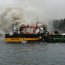Capitanía de Puerto de Quellón apoyó emergencia por incendio a bordo de una lancha a motor