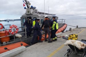 Autoridad Marítima de Quellón realizó exitosa evacuación médica Autoridad Marítima de Quellón realizó exitosa evacuación médica