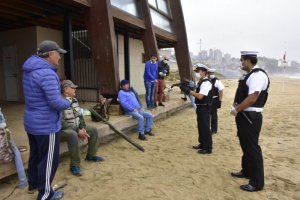 Patrullaje y fiscalización en los balnearios de la región de Valparaíso Patrullaje y fiscalización en los balnearios de la región de Valparaíso