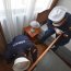 Efectivos del Batallón Mixto habilitando del Centro Socio-Sanitario Betania en Concepción