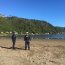 Dotaciones de la Capitanía de Puerto de Maullín fiscalizaron playas de la jurisdicción durante fin de semana largo
