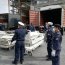 Efectivos de la Armada y del Ejército colaboraron en el traslado de camas clínicas hacia Los Ángeles