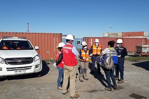 Capitanía de Puerto de Talcahuano participó en fiscalización de cumplimientos de medidas sanitarias en empresa portuaria Capitanía de Puerto de Talcahuano participó en fiscalización de cumplimientos de medidas sanitarias en empresa portuaria