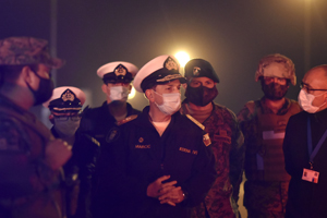Aduana Sanitaria de Leyda en San Antonio funciona con apoyo de las Fuerzas Armadas y Carabineros Aduana Sanitaria de Leyda en San Antonio funciona con apoyo de las Fuerzas Armadas y Carabineros