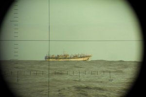Submarino "Simpson" realizó constante fiscalización marítima a flota pesquera china Submarino "Simpson" realizó constante fiscalización marítima a flota pesquera china