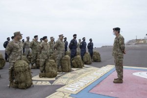 Pelotón "Lynch" regresó a su puerto base en Iquique tras un mes en la Isla Grande de Chiloé Pelotón "Lynch" regresó a su puerto base en Iquique tras un mes en la Isla Grande de Chiloé