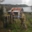 Infantes de Marina del Destacamento Cochrane apoyan tareas en la Isla Grande de Chiloé a raíz de la pandemia