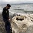 Camión se hundió en el mar en Isla Lemuy