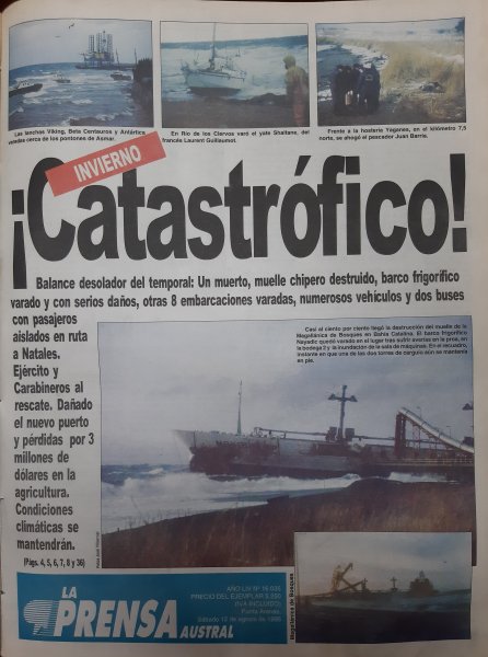 <p>La Armada de Chile a 25 años del Terremoto Blanco</p>
