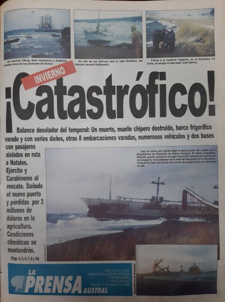 <p>La Armada de Chile a 25 años del Terremoto Blanco</p>