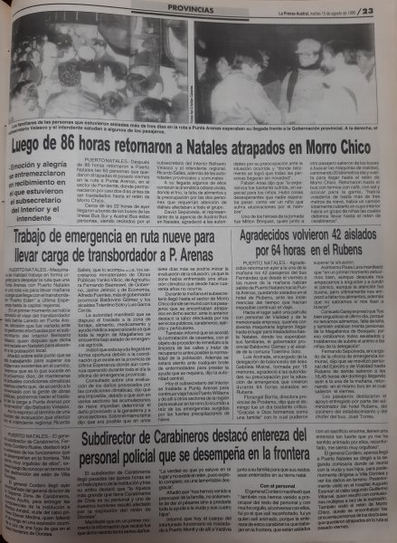 <p>La Armada de Chile a 25 años del Terremoto Blanco</p>