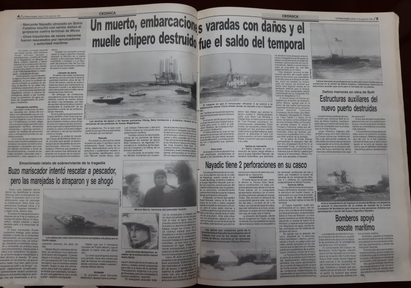 <p>La Armada de Chile a 25 años del Terremoto Blanco</p>