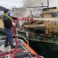 Armada apoyó incendio de lancha a motor Manutara