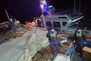 Armada y Sernapesca concretan la mayor incautación en la región de Aysén en lo que va del año Armada y Sernapesca concretan la mayor incautación en la región de Aysén en lo que va del año