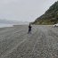 Personal naval participó en la limpieza de playa en Isla Lemuy