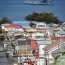  Portahelicópteros de los Estados Unidos navega por el Estrecho de Magallanes  