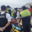 Helicóptero de la Cuarta Zona Naval evacuó a persona con una lesión en su rostro desde Punta Cuevas