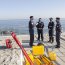 Oficiales realizan actividades en terreno como parte del curso de Especialidad de Hidrografía y Oceanografía